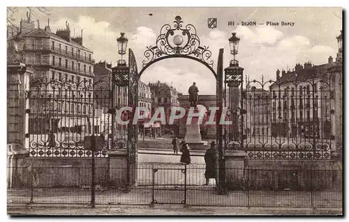 Cartes postales Dijon Place Darcy