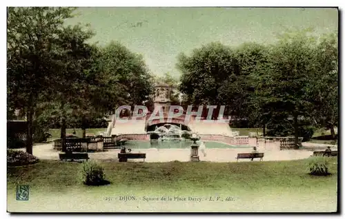 Cartes postales Dijon Square de La Place Darcy