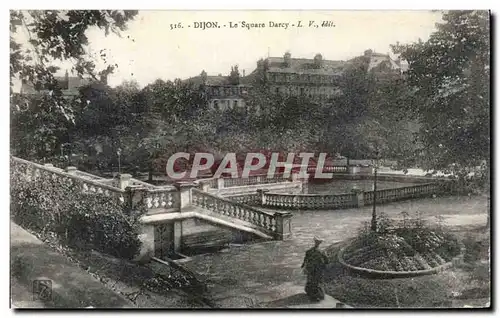 Cartes postales Dijon Le Square Darcy