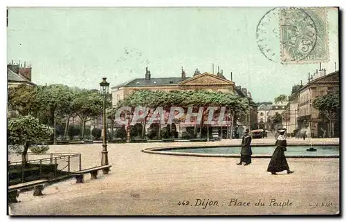 Ansichtskarte AK Dijon Place du Peuple