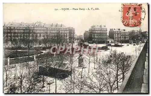 Cartes postales Dijon Place Darcy