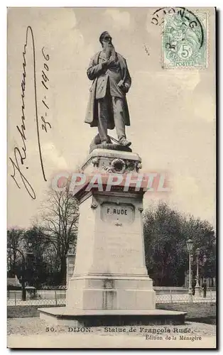 Ansichtskarte AK Dijon Statue de Francois Rude