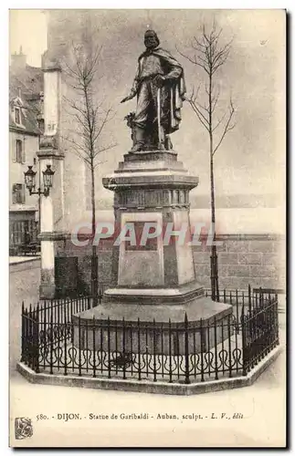 Ansichtskarte AK Dijon Statue de Garibaldi