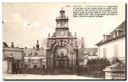 Cartes postales Dijon L&#39Hopital General Lion