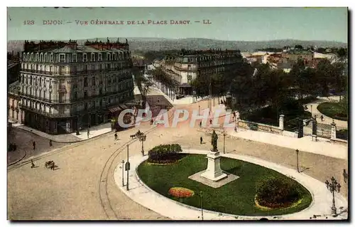 Cartes postales Dijon Vue Generale De la Place Darcy