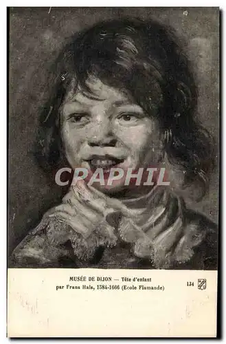 Cartes postales Dijon Musee De Tete d&#39enfant Par Frans Hals