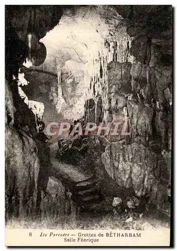 Cartes postales Les Pyrenees Grottes de Betharram Salle Feerique