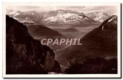 Cartes postales Lourdes La Vallee d&#39Argeles Vue de L&#39Observatoire du Pic du Jer