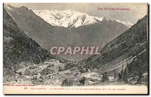 Cartes postales Cauterets a Raillere et le Cabaliros vus de Lutour