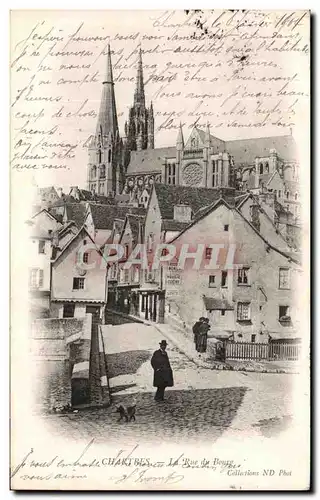 Cartes postales Chartres La Rue Du Bourg