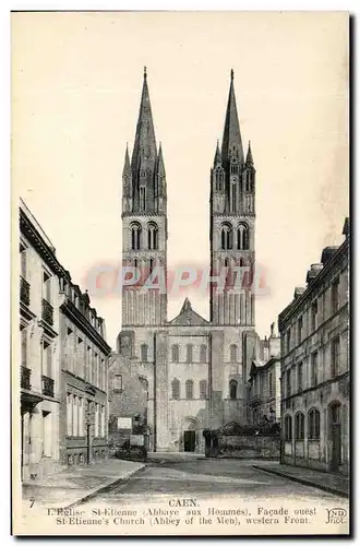 Cartes postales Caen L&#39Eglise St Etienne Abbaye aux Hommes