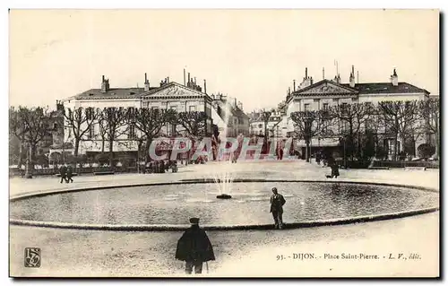 Ansichtskarte AK Dijon Place Saint Pierre