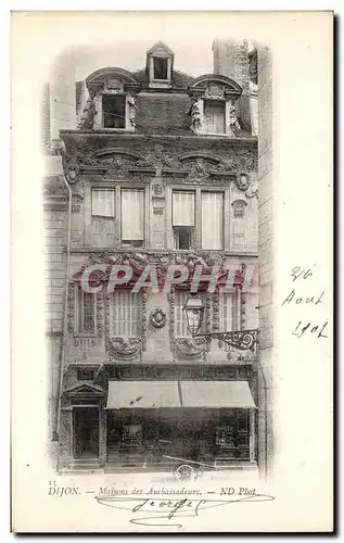 Cartes postales Dijon Maisons Des Ambassadeurs Mercerie