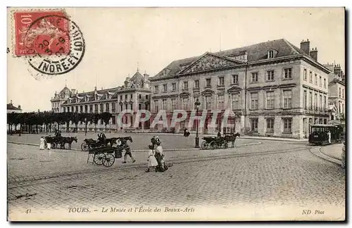 Cartes postales Tours Le Musee Et L&#39Ecole Des Beaux Arts