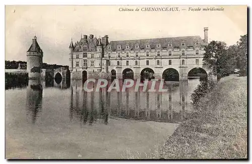 Ansichtskarte AK Chateau De Chenonceaux Facade Meridionale