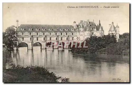 Cartes postales Chateau De Chenonceaux Facade Orientale