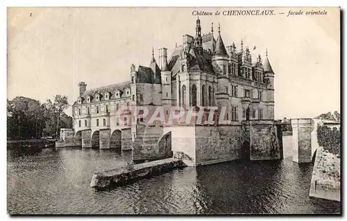 Cartes postales Cbateau De Chenonceaux Facade Occidentale