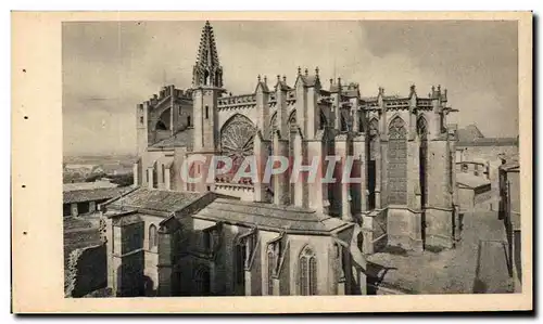 Cartes postales Cite De Carcassonne Eglise Saint Nazaire Cote Sud Est
