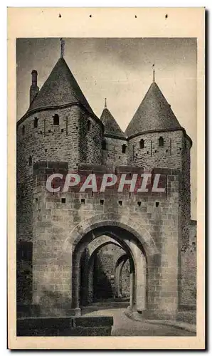 Ansichtskarte AK Cite De Carcassonne Porte Narbonnaise