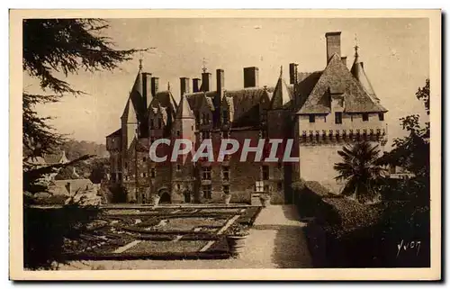 Cartes postales Chateau De La Loire Chateau De Langeais Facade Interieure