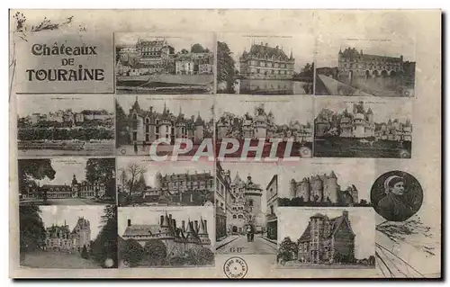 Cartes postales Chateaux De Touraine