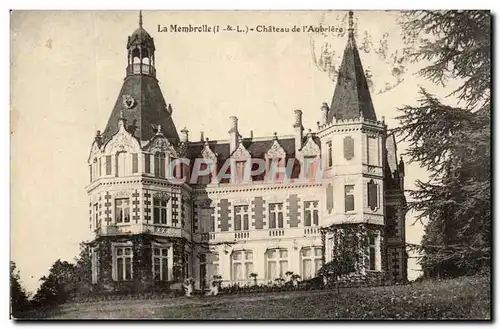 Cartes postales La Membrolle Chateau De l&#39Aubriere