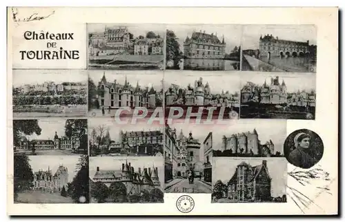 Cartes postales Chateaux De Touraine