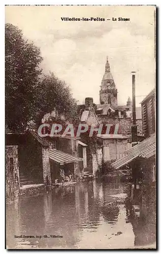 Cartes postales Villedieu les Poeles La Sienne Lavoir