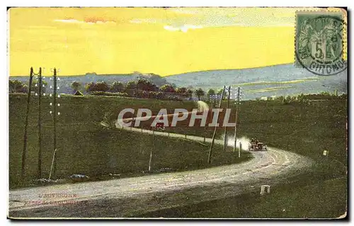 Cartes postales L&#39Auvergne Route de Laquelle Automobile