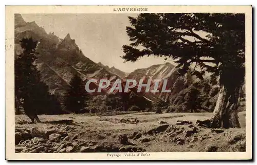 Cartes postales L&#39Auvergne Paysage Vallee d&#39Enfer