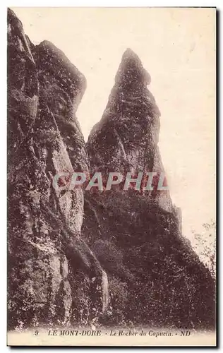 Cartes postales Le Mont Dore Le Rocher du Capucin