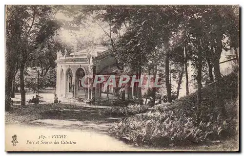 Cartes postales Vichy Parc Et Source Des Celestins