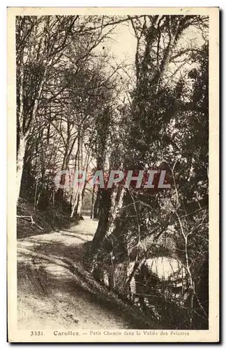 Ansichtskarte AK Carolles Petit Chemin Dans La Vallee Des Peintres