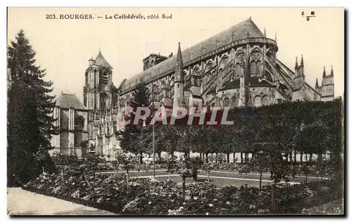 Cartes postales Bourges La Cathedrale Cote Sud