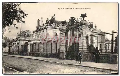 Cartes postales Bourges Fonderie De Canons