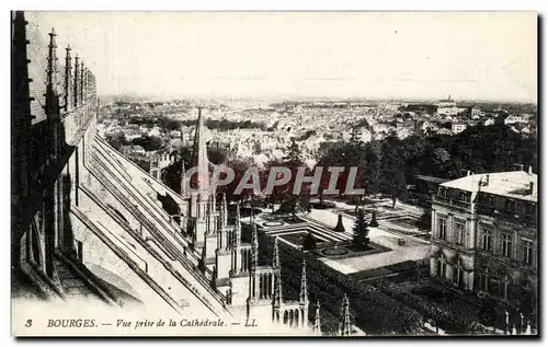 Ansichtskarte AK Bourges Vue Prise De La Cathedrale