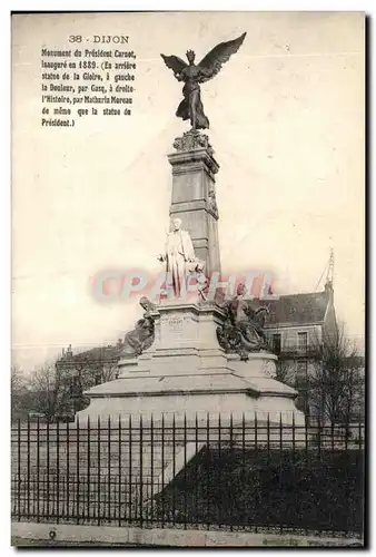 Ansichtskarte AK Dijon Monument du President Carnot