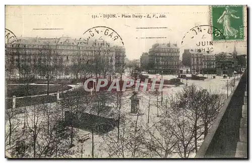 Cartes postales Dijon Place Darcy