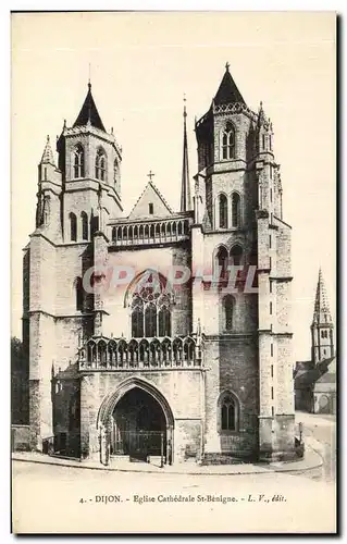 Cartes postales Dijon Eglise Cathedrale St Benigne