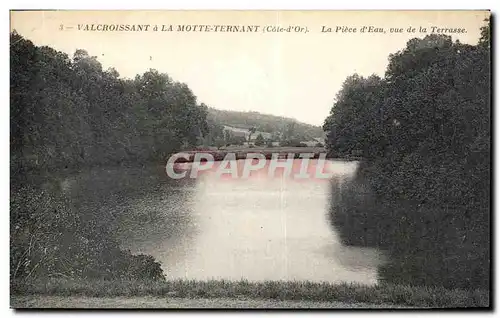 Cartes postales Valcroissant La Motte Ternant La Piece d&#39Eau vue de la Terrasse