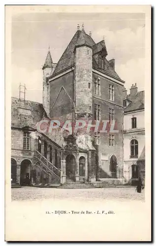 Cartes postales Dijon Tour de Bar