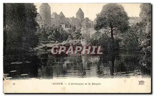 Cartes postales Semur L&#39Armancon et le Donjon