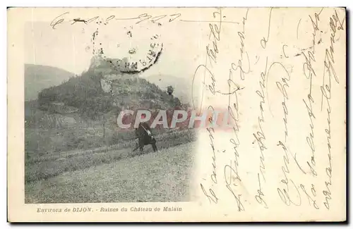 Cartes postales Environs de Dijon Ruines du Chateau de Malain