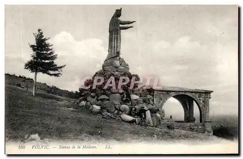 Ansichtskarte AK Volvic Statue de la Madone Enfants