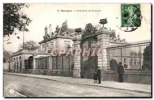 Cartes postales Bourges Fonderie de Canons