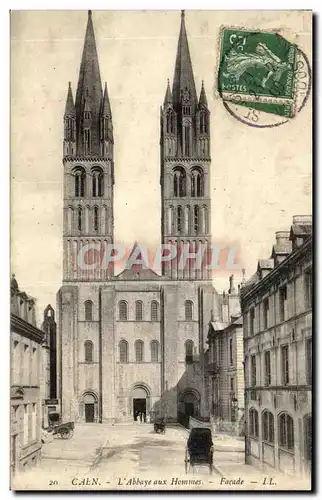 Ansichtskarte AK Caen L&#39Abbaye Aux Hommes Facade