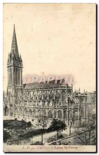 Cartes postales Caen L&#39Eglise St Pierre