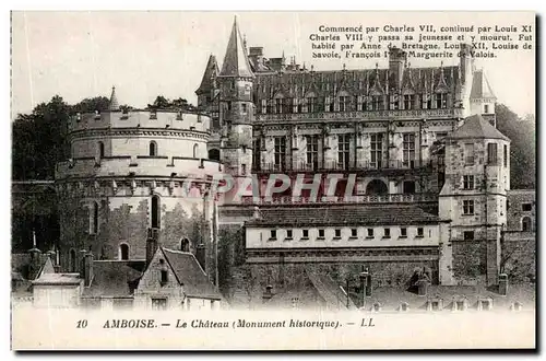 Cartes postales Amboise Le Chateau