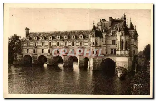 Cartes postales La Douce France Chateaux De La Loire Chateau De Chenonceaux Facade Nord Est