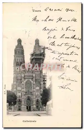 Cartes postales Tours Cathedrale